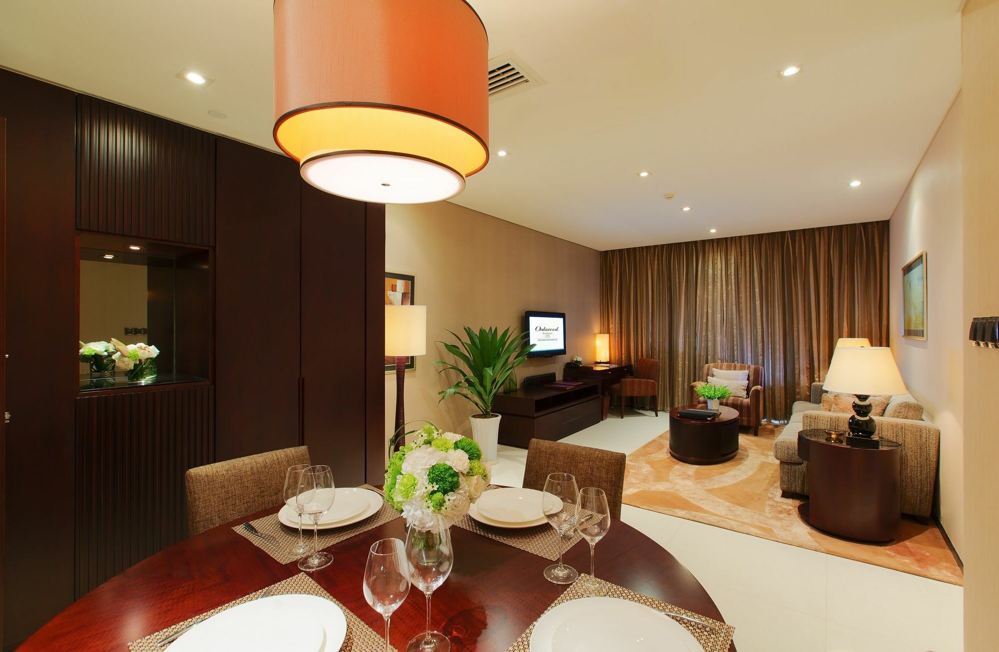 Oakwood Residence Funder Chengdu Exterior foto