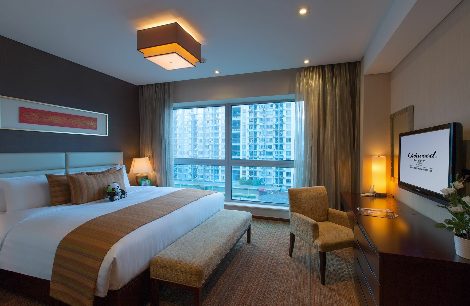Oakwood Residence Funder Chengdu Exterior foto