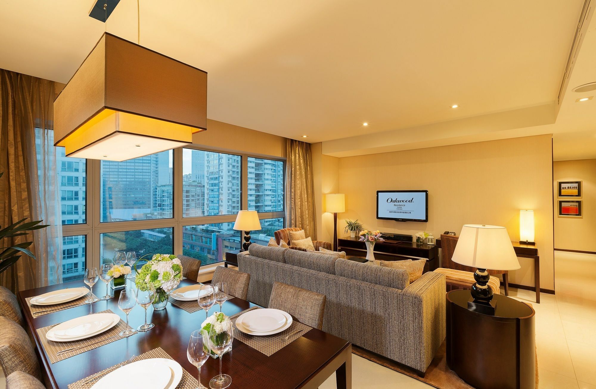 Oakwood Residence Funder Chengdu Exterior foto